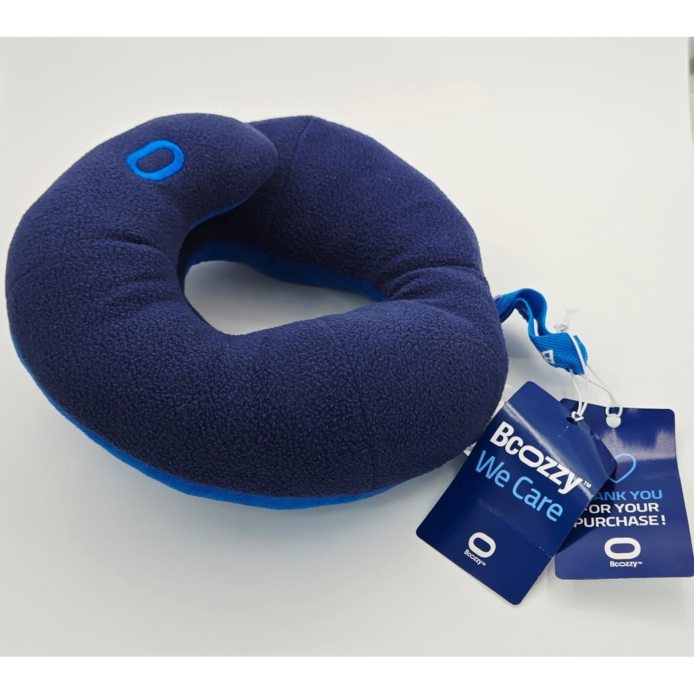 BCOZZY Travel Neck Pillow Double Neck Head Chin Support Size Small NEW